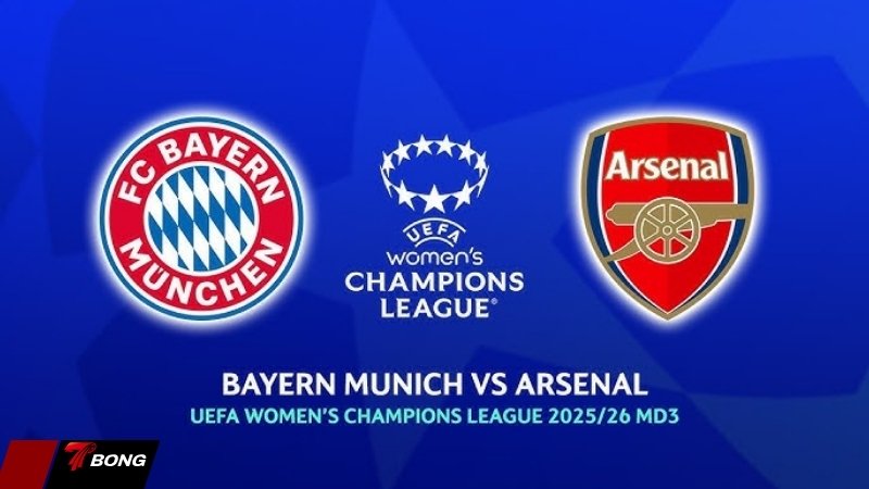 Arsenal gặp FC Bayern München ở bán kết UWCL 2025-26